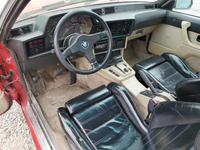 WBAEC8406G0612264 - 1986 BMW 635 CSI AUTOMATIC RED photo 8