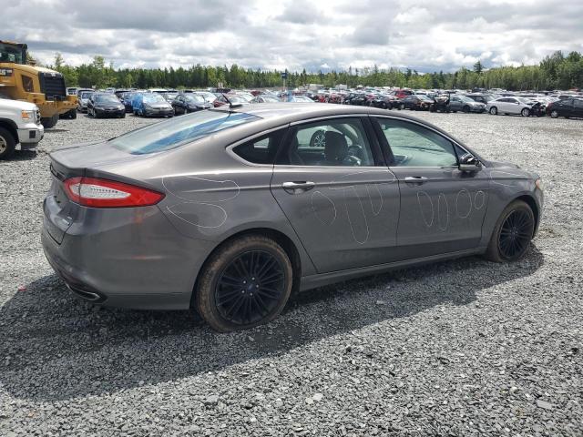 3FA6P0T99ER370070 - 2014 FORD FUSION SE GRAY photo 3