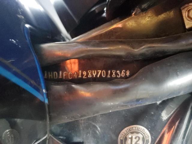 1HD1FC4128Y701836 - 2008 HARLEY-DAVIDSON FLHTCUI 蓝色 照片 10