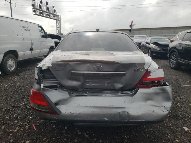 JNKAY41E24M401691 - 2004 INFINITI M45 SILVER photo 6