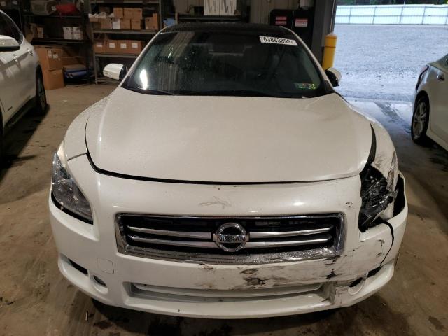 1N4AA5AP9DC838564 - 2013 NISSAN MAXIMA S WHITE photo 5