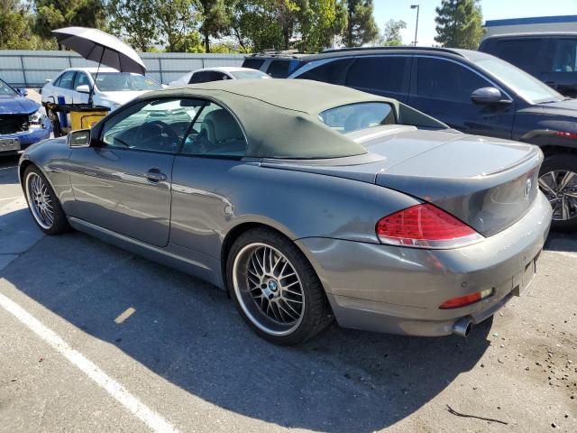 WBAEK73405B328681 - 2005 BMW 645 CI AUTOMATIC GRAY photo 2