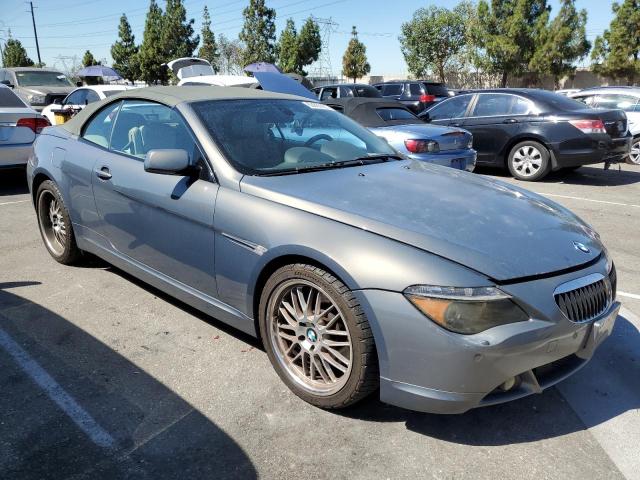 WBAEK73405B328681 - 2005 BMW 645 CI AUTOMATIC GRAY photo 4