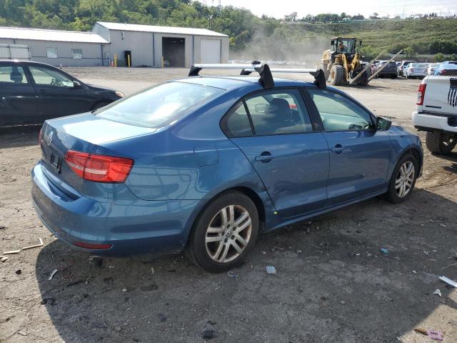 3VW2K7AJ7FM355088 - 2015 VOLKSWAGEN JETTA BASE 蓝色 照片 3