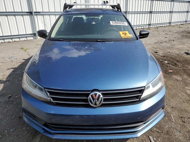 3VW2K7AJ7FM355088 - 2015 VOLKSWAGEN JETTA BASE 蓝色 照片 5