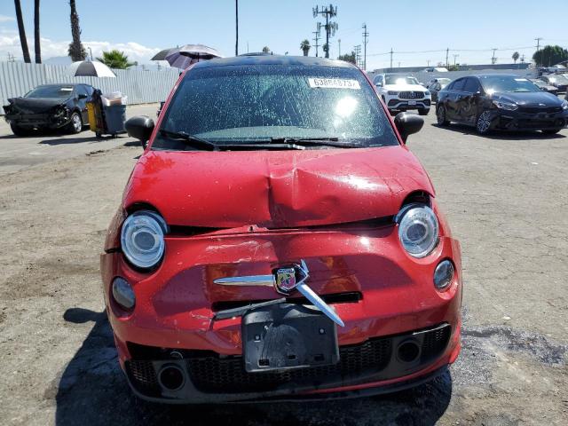 3C3CFFFH8FT663618 - 2015 FIAT 500 ABARTH RED photo 5