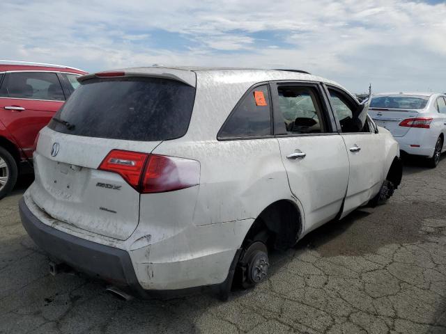 2HNYD28659H523030 - 2009 ACURA MDX TECHNOLOGY WHITE photo 3