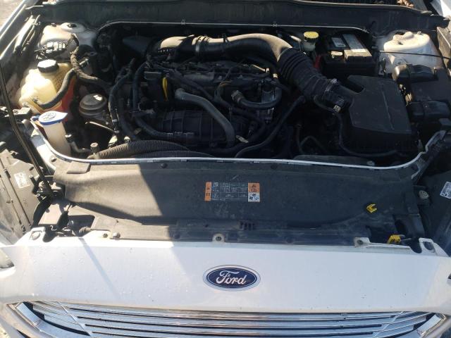 3FA6P0HR6DR163482 - 2013 FORD FUSION SE WHITE photo 11