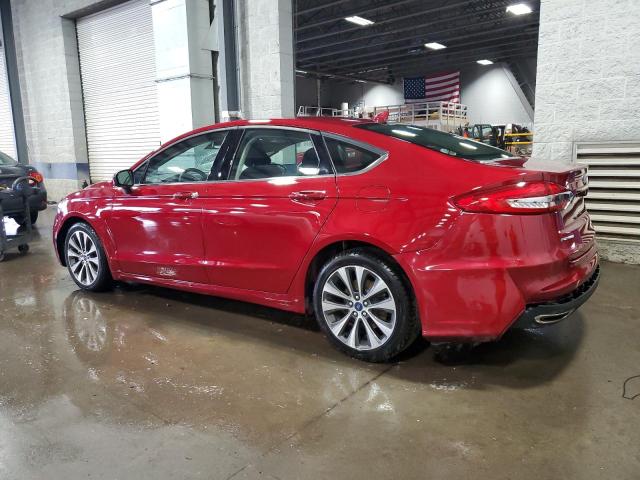 3FA6P0T99KR251446 - 2019 FORD FUSION SE RED photo 2