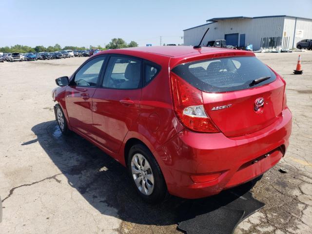 KMHCT5AE9FU228328 - 2015 HYUNDAI ACCENT GS RED photo 2