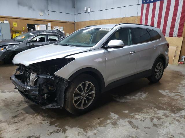 KM8SMDHF0JU272308 - 2018 HYUNDAI SANTA FE SE SILVER photo 1