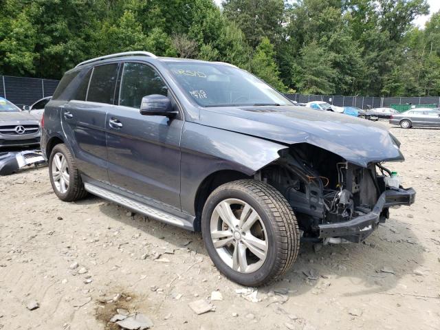 4JGDA5HB1FA543616 - 2015 MERCEDES-BENZ ML 350 4MATIC GRAY photo 4