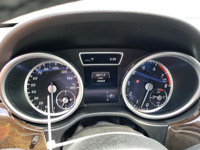 4JGDA5HB1FA543616 - 2015 MERCEDES-BENZ ML 350 4MATIC GRAY photo 9