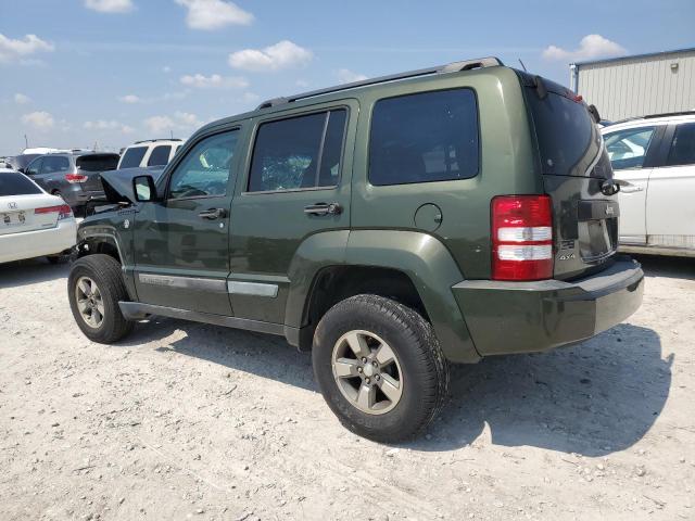 1J8GN28K38W220915 - 2008 JEEP LIBERTY LI SPORT GREEN photo 2