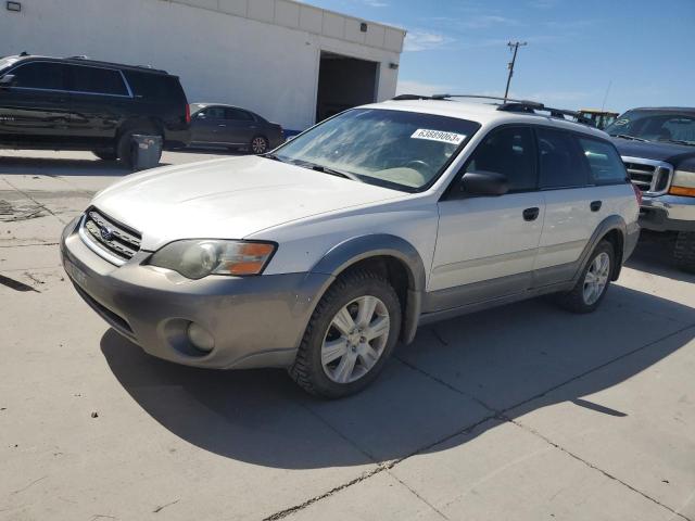 4S4BP61C856349696 - 2005 SUBARU LEGACY OUTBACK 2.5I WHITE photo 1