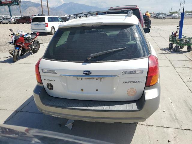 4S4BP61C856349696 - 2005 SUBARU LEGACY OUTBACK 2.5I WHITE photo 6