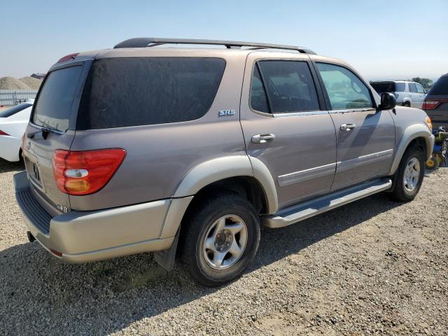 5TDZT34A51S025008 - 2001 TOYOTA SEQUOIA sr SR5 GRAY photo 3