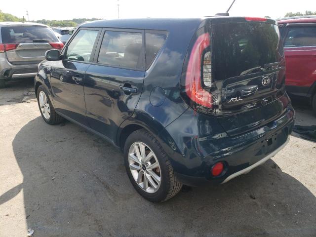 KNDJP3A57K7006853 - 2019 KIA SOUL + BLUE photo 2