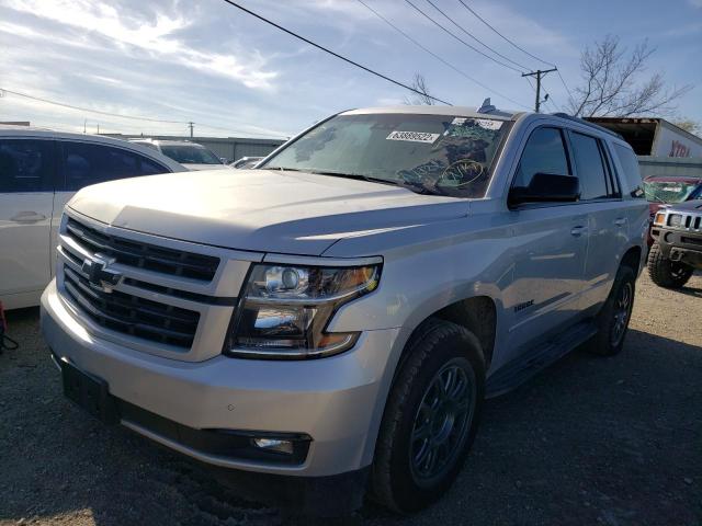 1GNSKCKJ9KR173693 - 2019 CHEVROLET TAHOE K1500 PREMIER SILVER photo 2