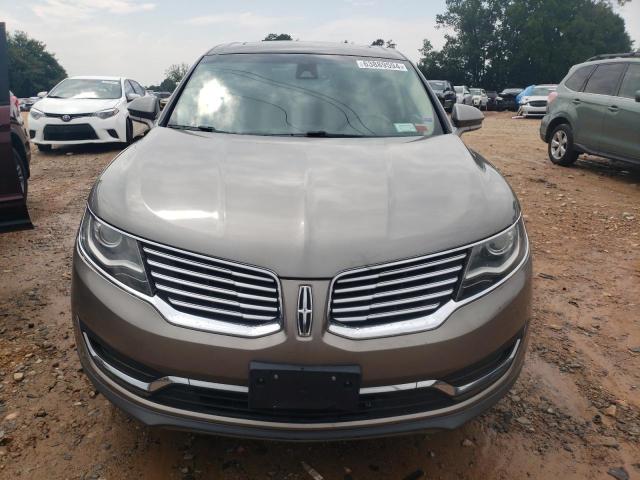 2LMTJ8LRXGBL56502 - 2016 LINCOLN MKX RESERVE GRAY photo 5