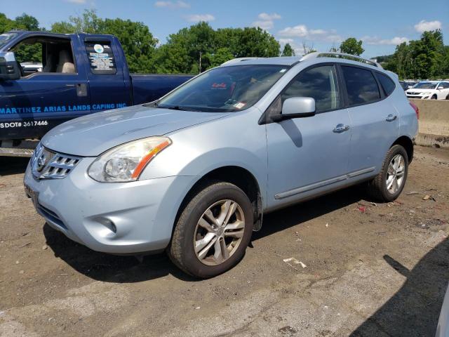 JN8AS5MV2DW126966 - 2013 NISSAN ROGUE S BLUE photo 1