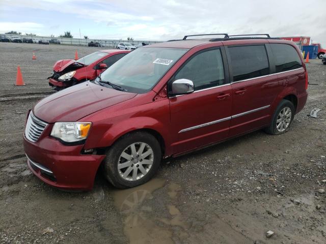 2A4RR8DG7BR609222 - 2011 CHRYSLER TOWN & COU TOURING L RED photo 1