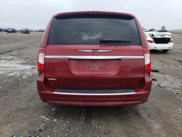 2A4RR8DG7BR609222 - 2011 CHRYSLER TOWN & COU TOURING L RED photo 6