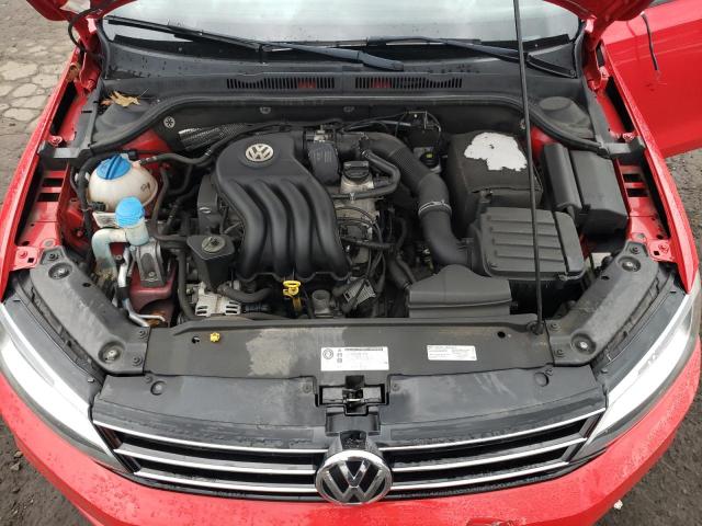 3VW2K7AJXFM302837 - 2015 VOLKSWAGEN JETTA BASE 红色 照片 11