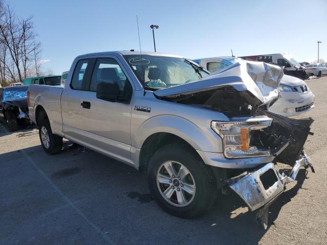 1FTEX1C59JFE10437 - 2018 FORD F150 SUPER CAB SILVER photo 1