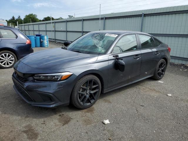 2HGFE2F58NH555373 - 2022 HONDA CIVIC SPORT 灰色 照片 1