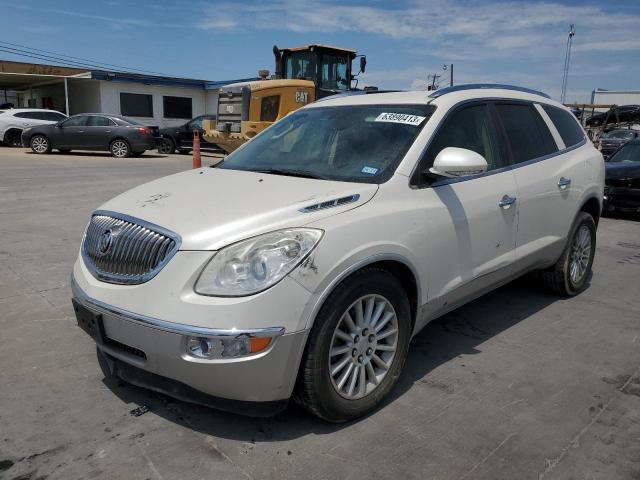 5GALRBED0AJ182922 - 2010 BUICK ENCLAVE CXL WHITE photo 1