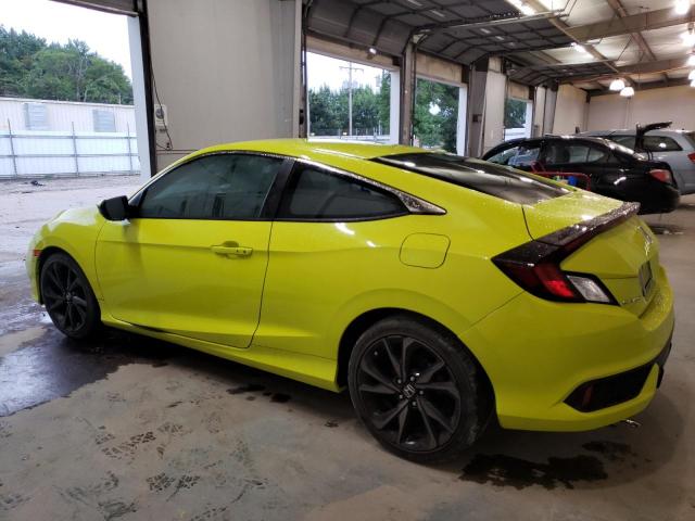 2HGFC4B8XKH306358 - 2019 HONDA CIVIC SPORT 黄色 照片 2