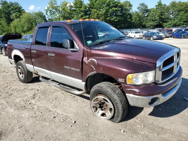 3D7KU28D84G166094 - 2004 DODGE RAM 2500 ST MAROON photo 4