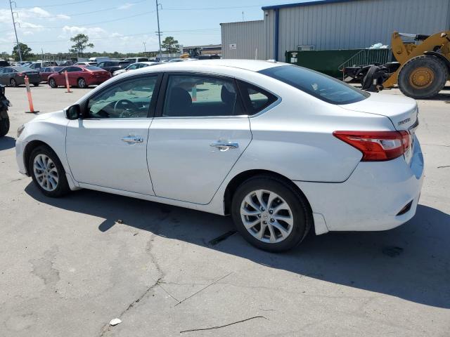 3N1AB7AP2KY290854 - 2019 NISSAN SENTRA S WHITE photo 2