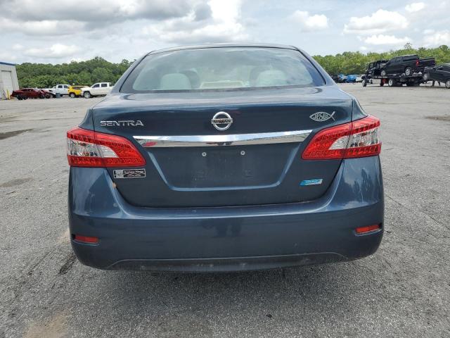 3N1AB7AP9EY267639 - 2014 NISSAN SENTRA S BLUE photo 6