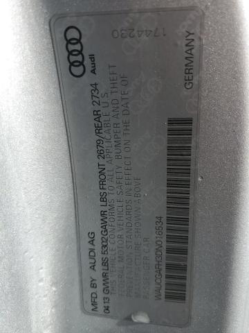 WAUCGAFH3DN016534 - 2013 AUDI S5 PREMIUM PLUS ვერცხლისფერი ფოტო 13