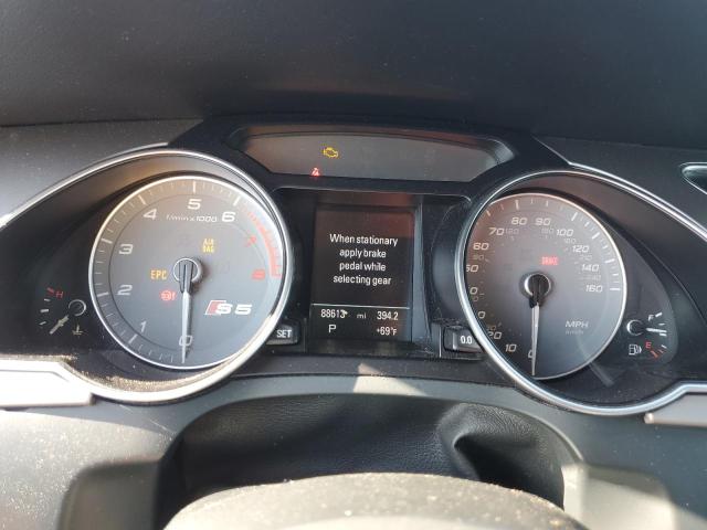 WAUCGAFH3DN016534 - 2013 AUDI S5 PREMIUM PLUS ვერცხლისფერი ფოტო 9