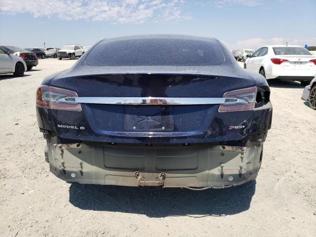 5YJSA1DP6DFP22664 - 2013 TESLA MODEL S Կապույտ լուսանկար 6