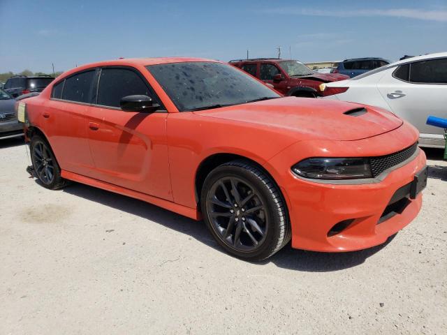 2C3CDXMG3NH154047 - 2022 DODGE CHARGER GT ORANGE photo 4