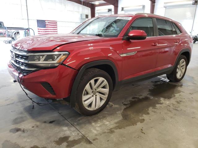 1V2KE2CAXNC220437 - 2022 VOLKSWAGEN ATLAS CROS SE Красный фото 1