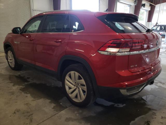 1V2KE2CAXNC220437 - 2022 VOLKSWAGEN ATLAS CROS SE Красный фото 2