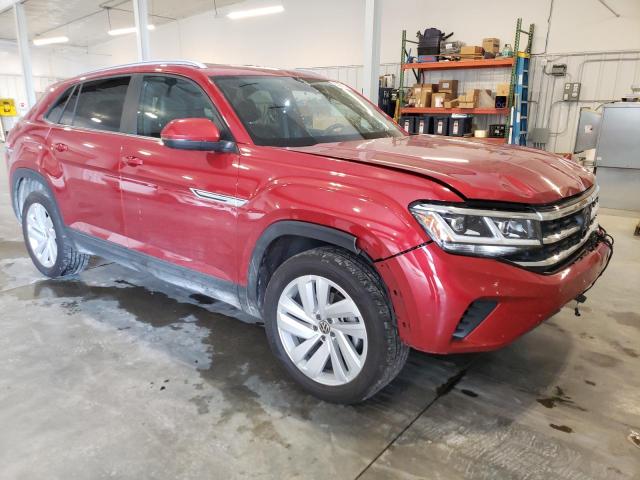 1V2KE2CAXNC220437 - 2022 VOLKSWAGEN ATLAS CROS SE Красный фото 4