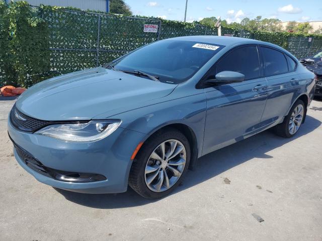 1C3CCCBGXFN604915 - 2015 CHRYSLER 200 S BLUE photo 1