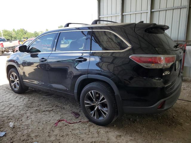 5TDKKRFH8GS148277 - 2016 TOYOTA HIGHLANDER XLE BLACK photo 2