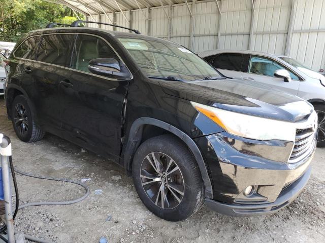5TDKKRFH8GS148277 - 2016 TOYOTA HIGHLANDER XLE BLACK photo 4