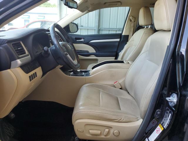 5TDKKRFH8GS148277 - 2016 TOYOTA HIGHLANDER XLE BLACK photo 7