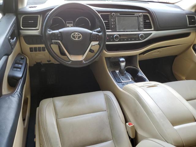 5TDKKRFH8GS148277 - 2016 TOYOTA HIGHLANDER XLE BLACK photo 8