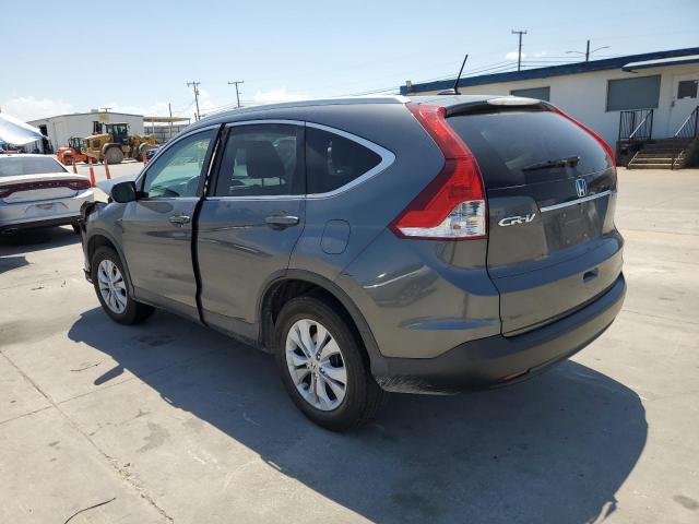 2HKRM4H79DH657490 - 2013 HONDA CR-V EXL GRAY photo 2