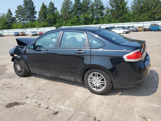 1FAHP3FN7BW133315 - 2011 FORD FOCUS SE BLACK photo 2