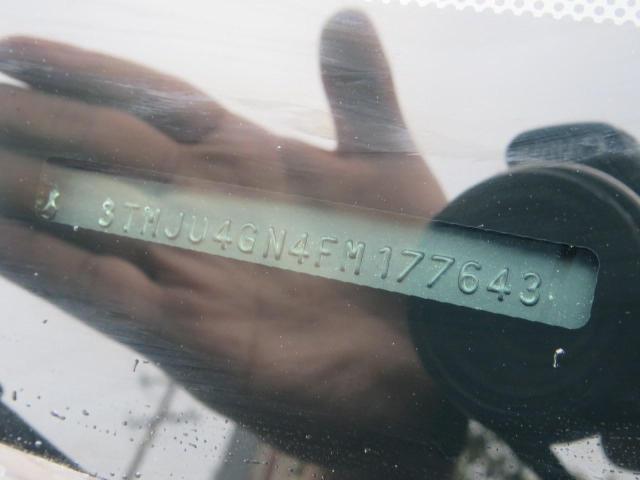 3TMJU4GN4FM177643 - 2015 TOYOTA TACOMA DOUBLE CAB PRERUNNER GRAY photo 10